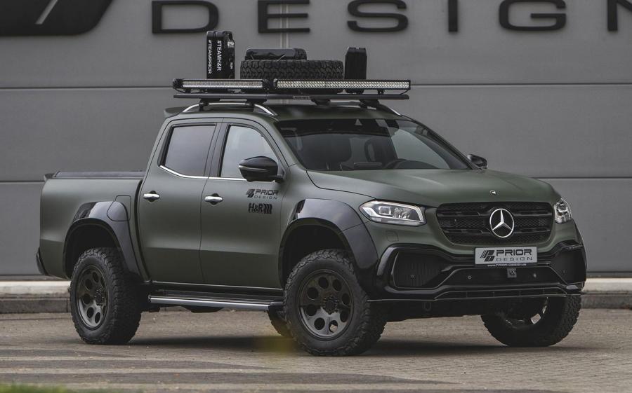 Mercedes-Benz X-Class PD550 Widebody Aerodynamik-Kit by Prior Design (Br.470) '2018